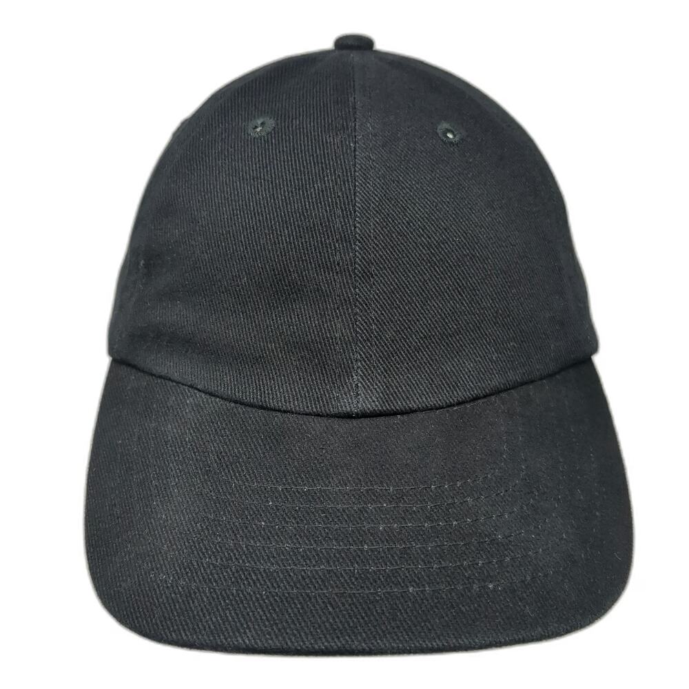 Chef Works Baseball Cap Black One Size Cotton Slideback Hat Professional Blank